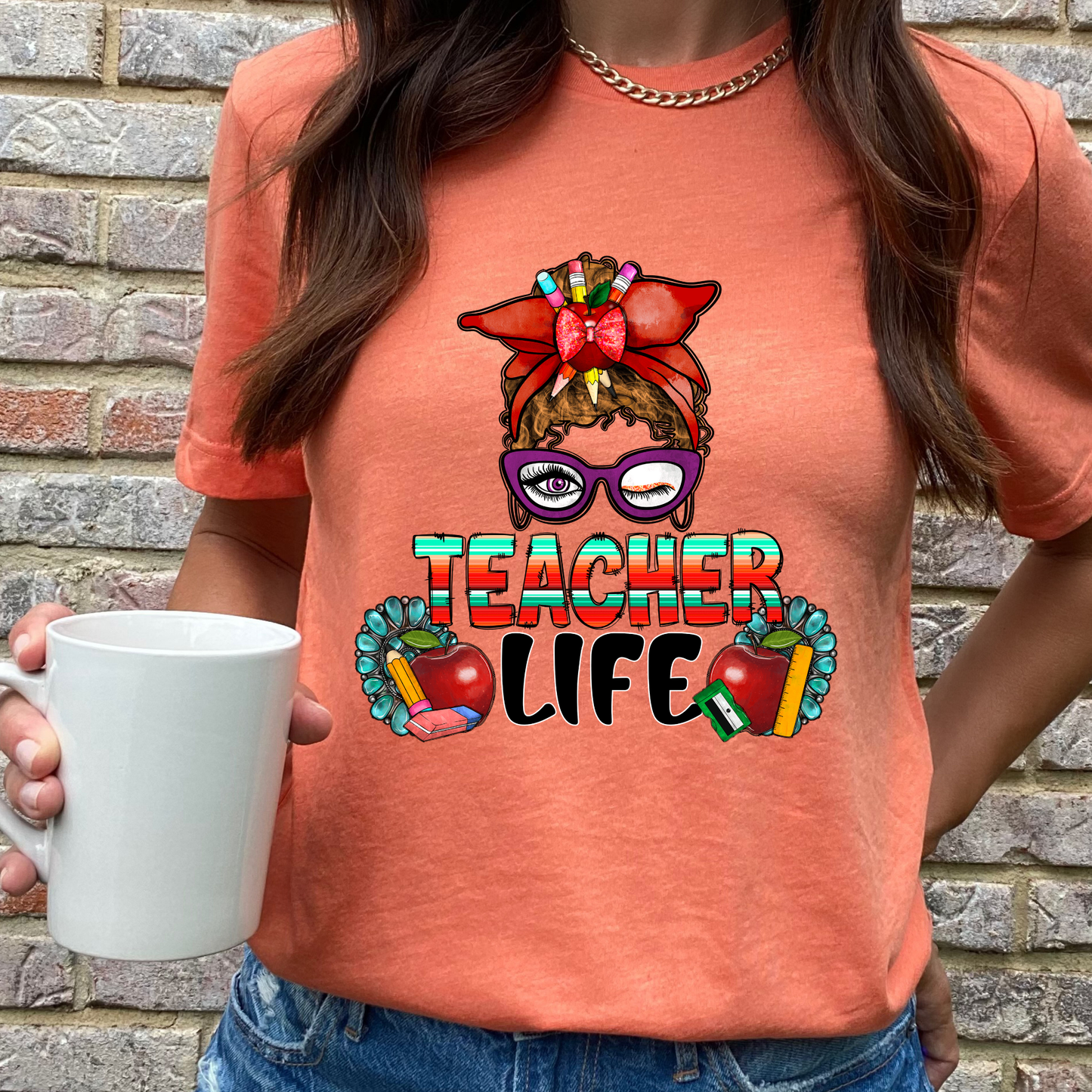 Teacher Life Graphic Tee