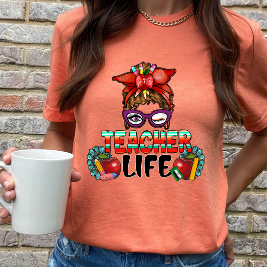 Teacher Life Graphic Tee