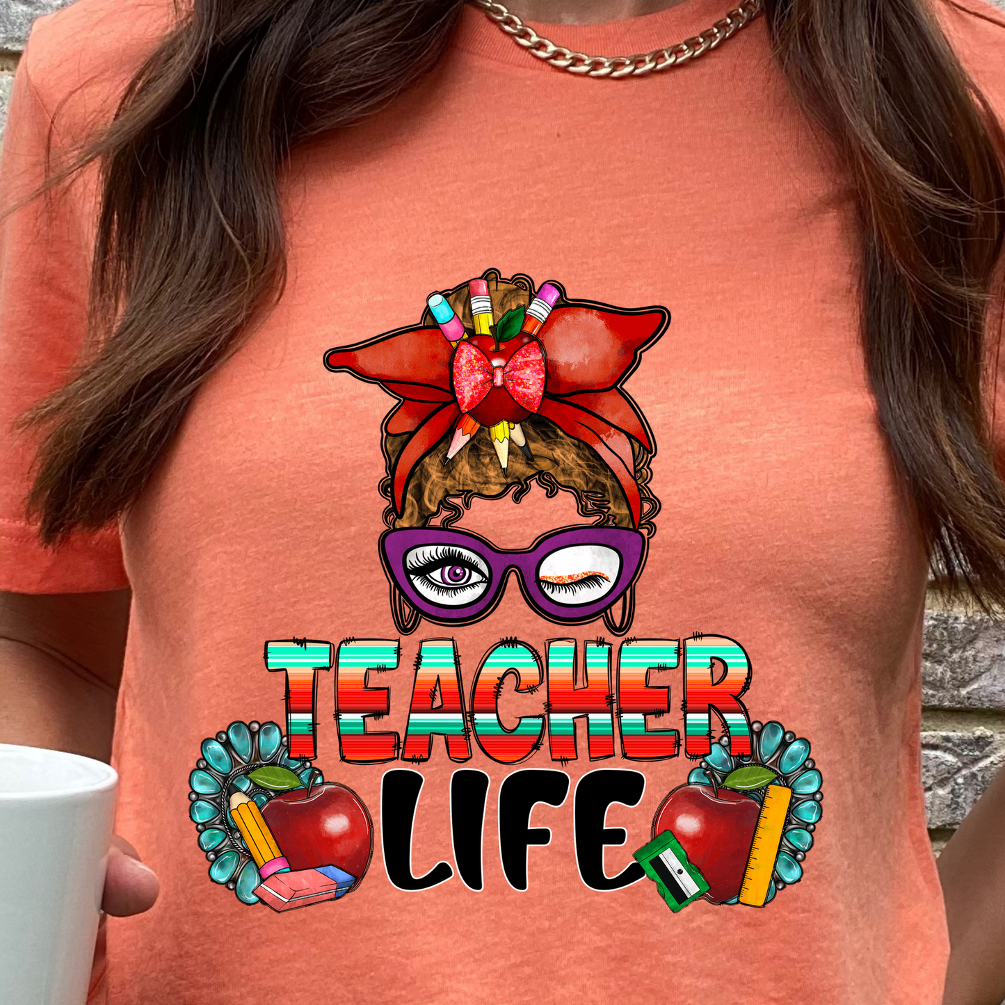 Teacher Life Graphic Tee