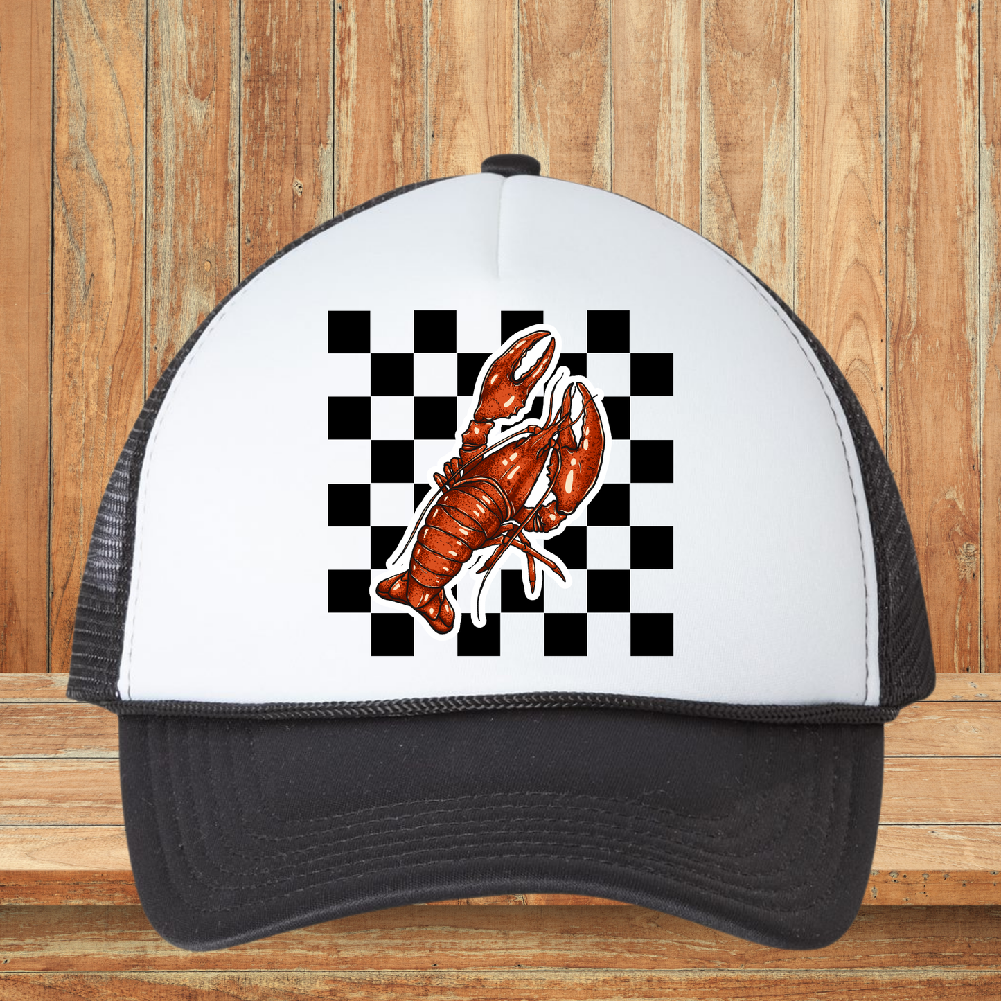 Checkered Crawfish Hat