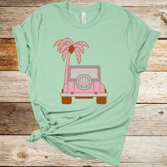 Tropical Girl Graphic Tee