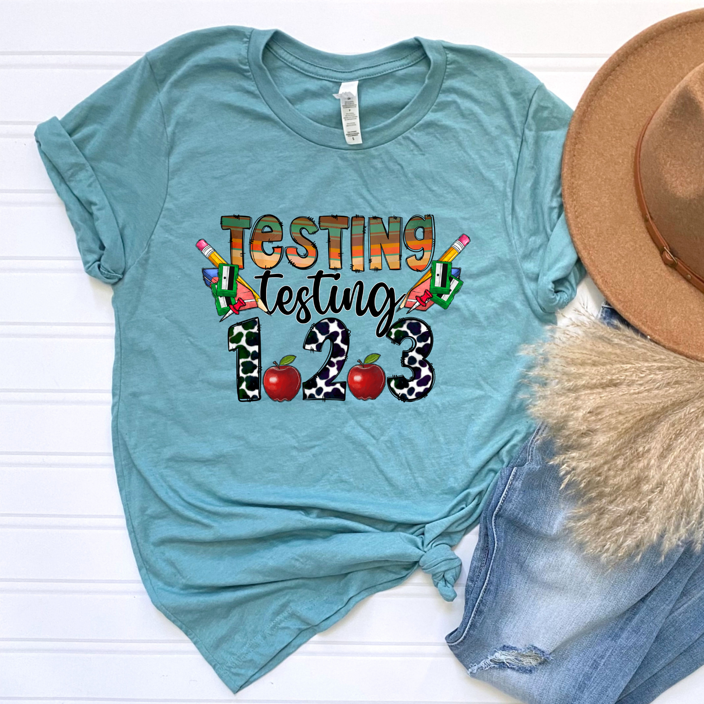 Testing Testing 123 Graphic Tee