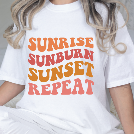 Sunrise Repeat Graphic Tee