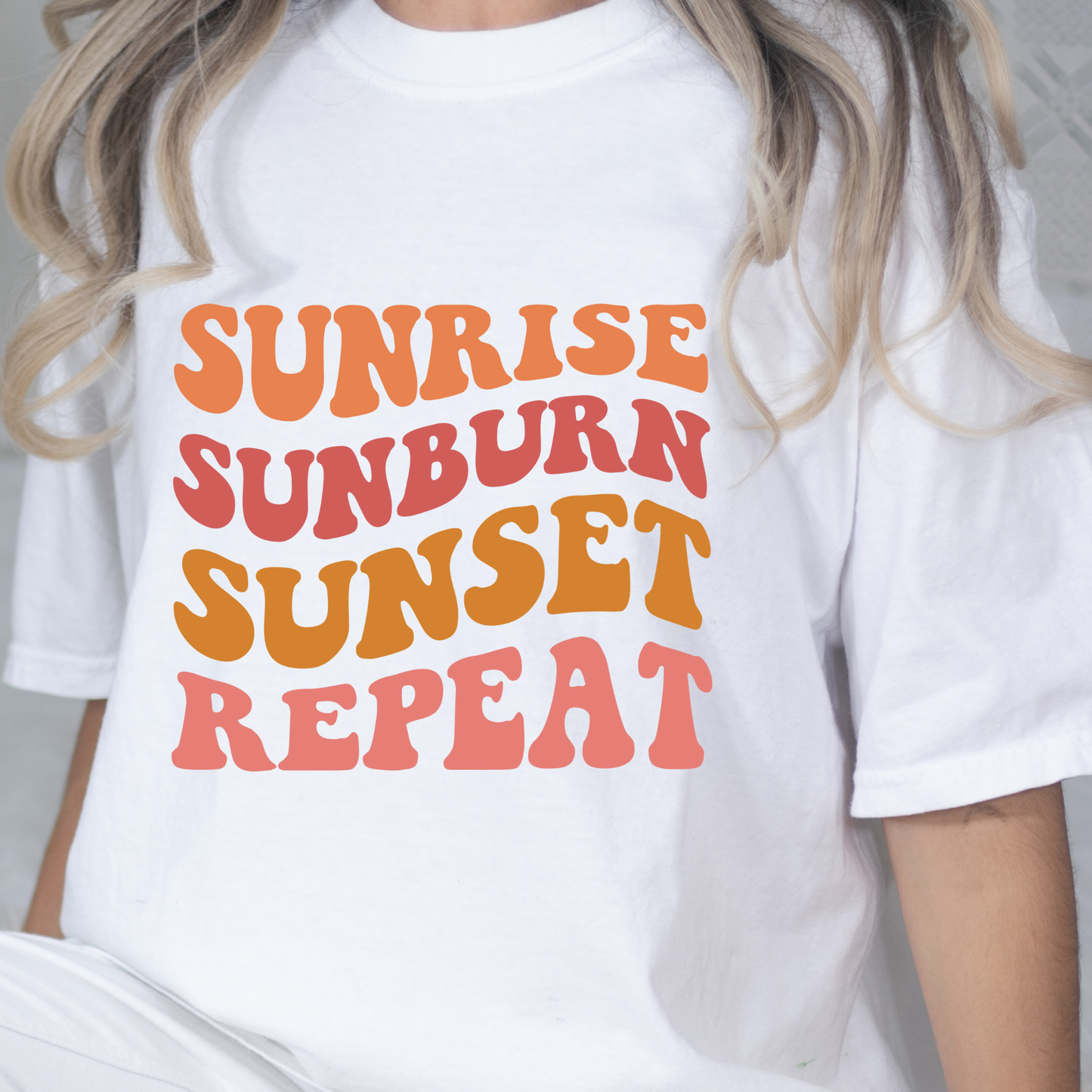 Sunrise Repeat Graphic Tee