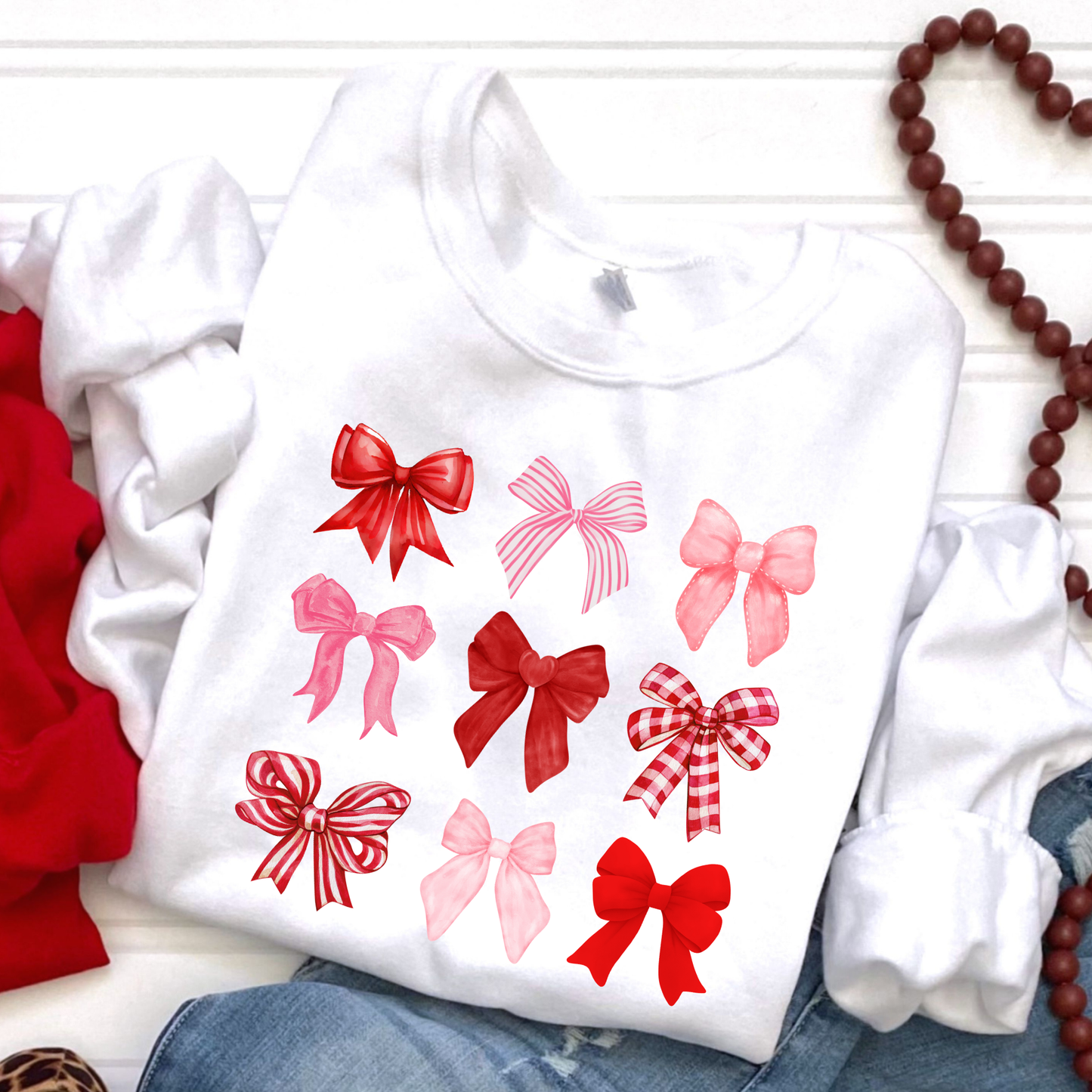 Girly Bows Sweatshirt