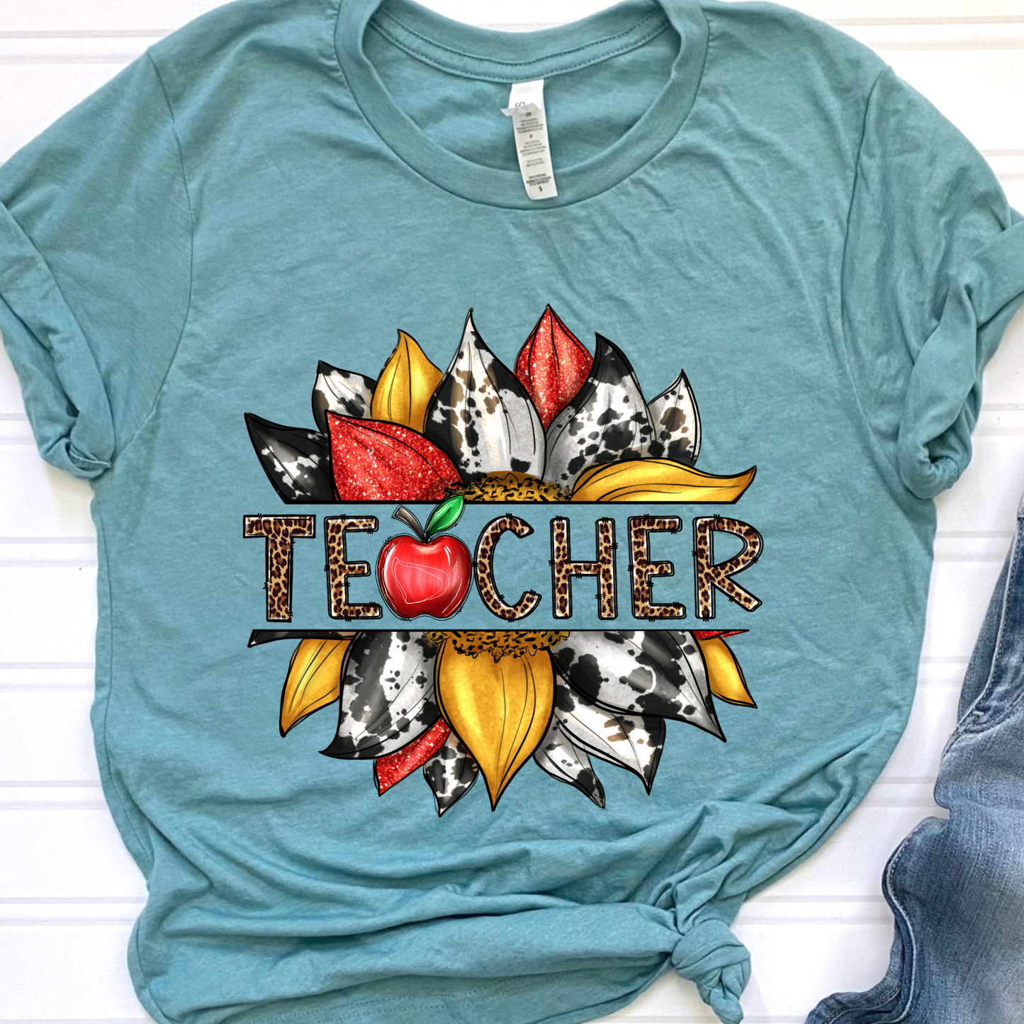 Teacher Flower Graphic Tee