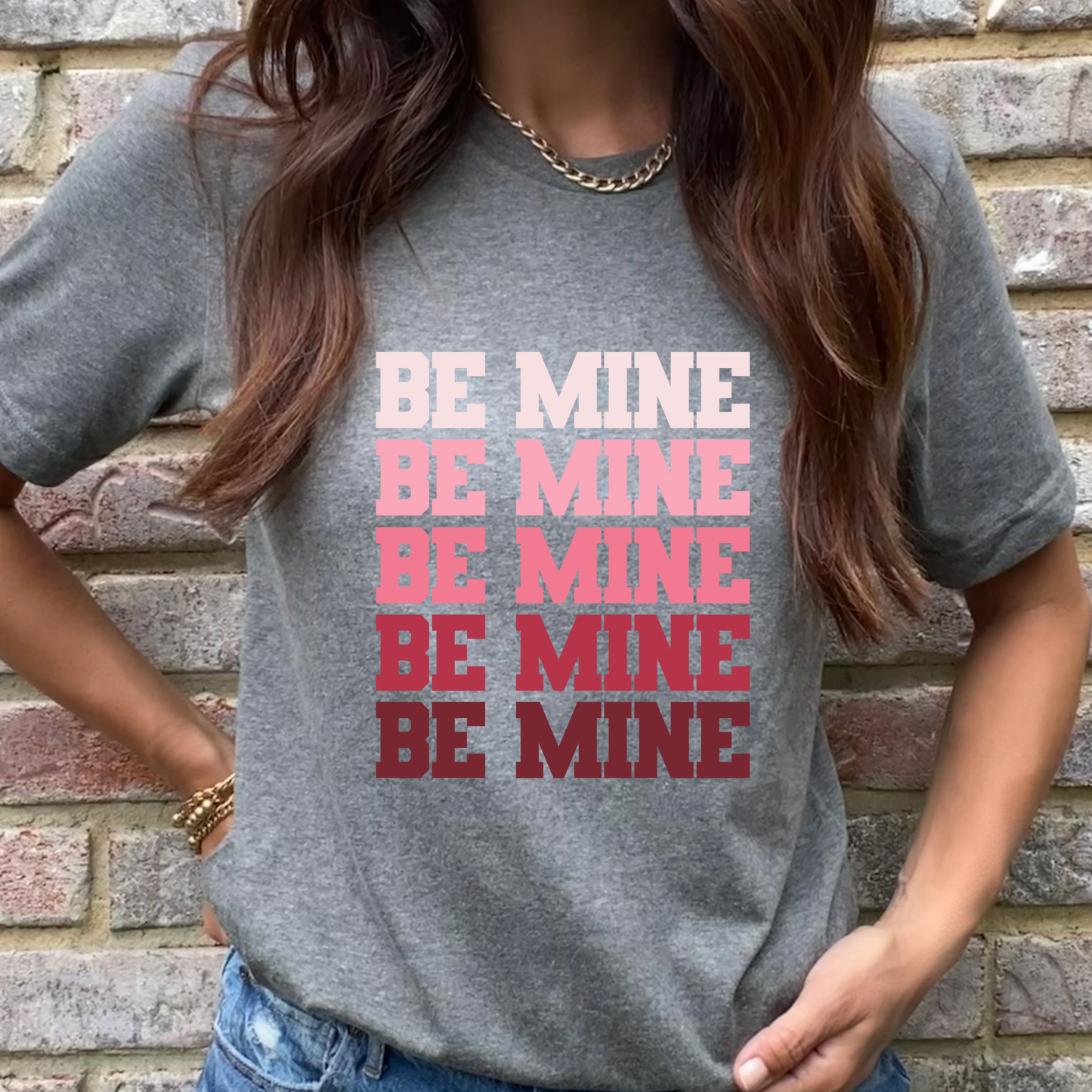 Be Mine Ombre Graphic Tee