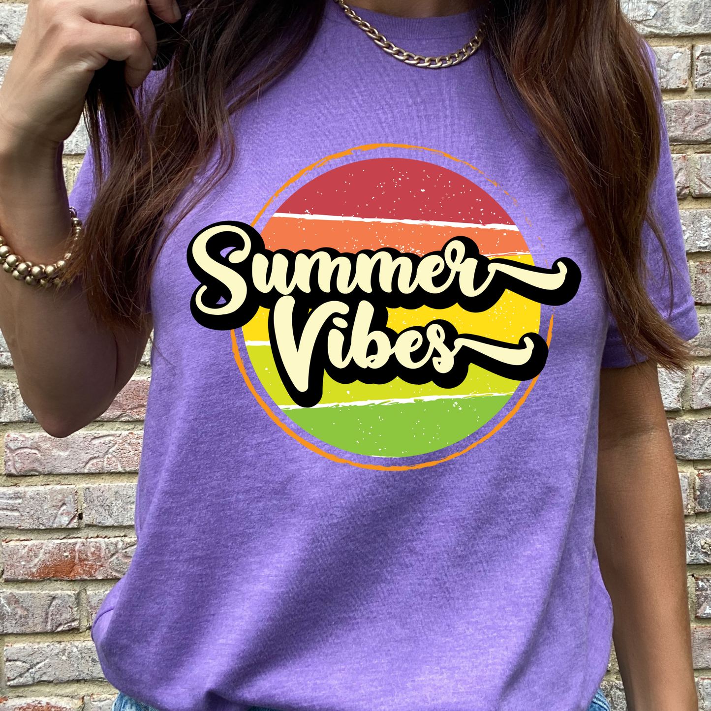 Retro Summer Vibes Graphic Tee