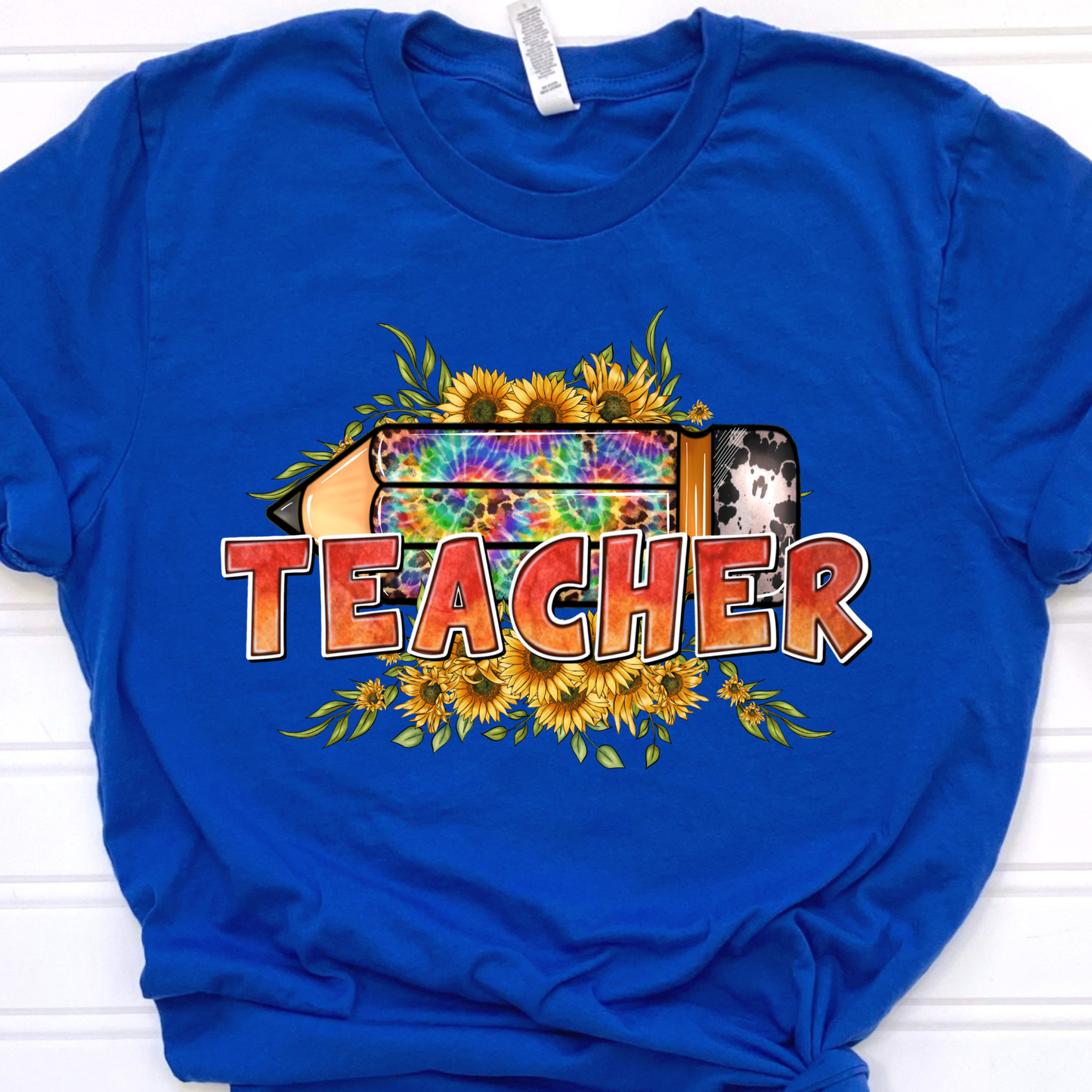 Teacher Tie Dye Graphic Tee