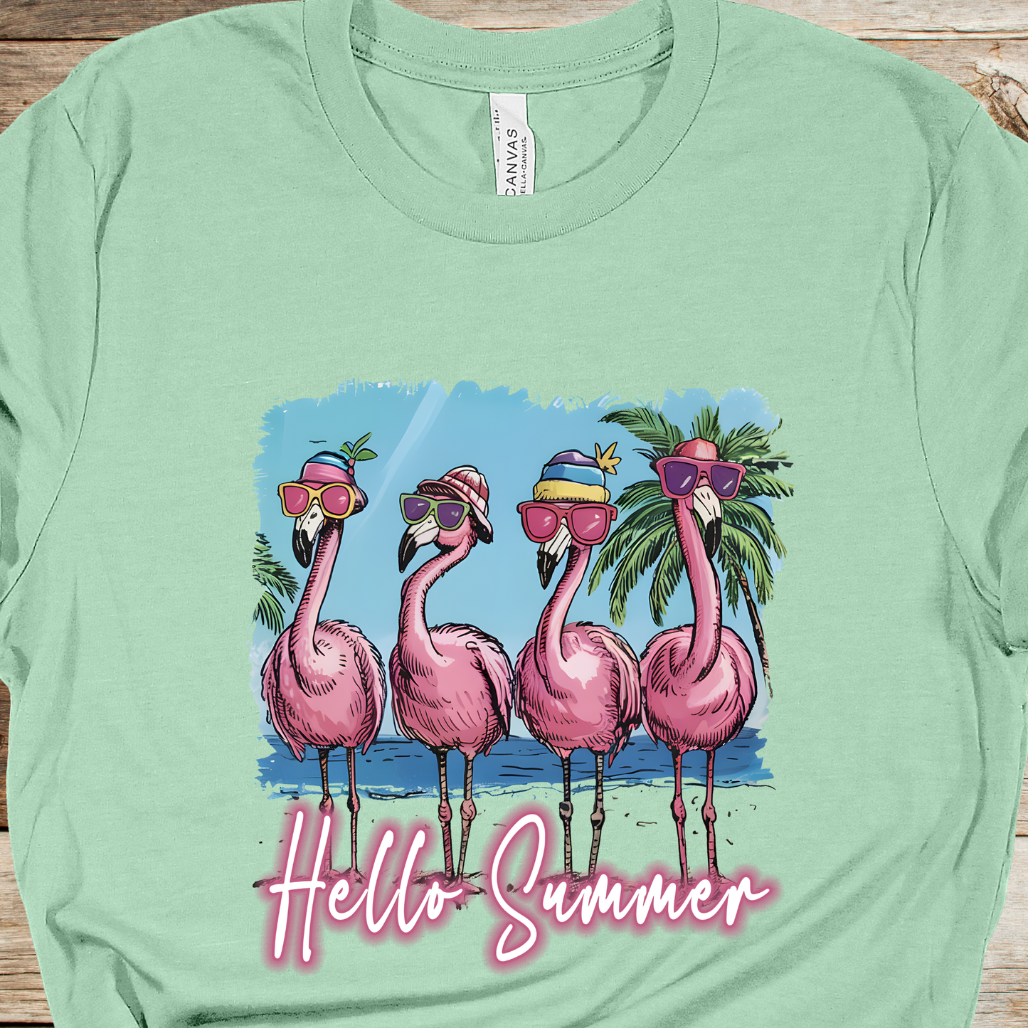 Flamingo Summer Graphic Tee