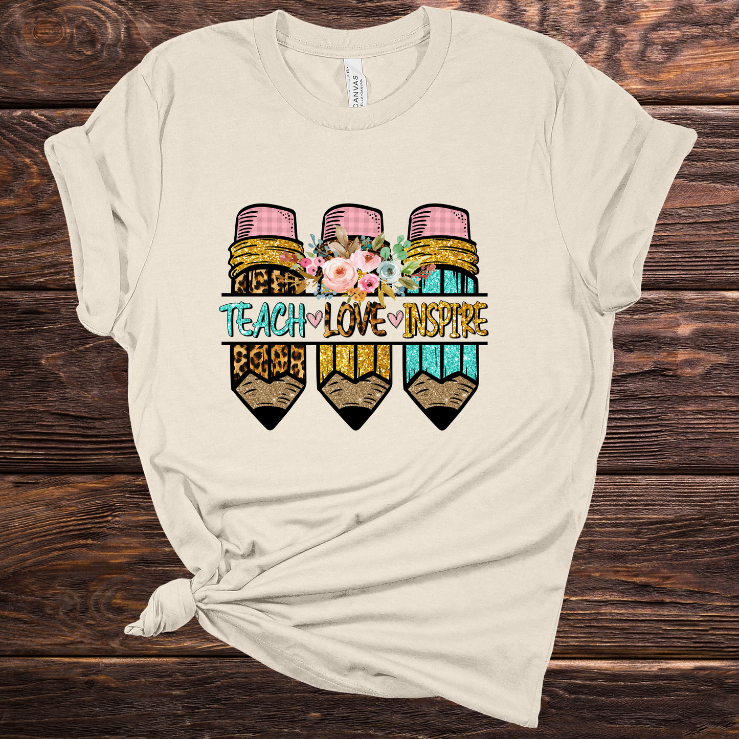 Teach Pencil Graphic Tee