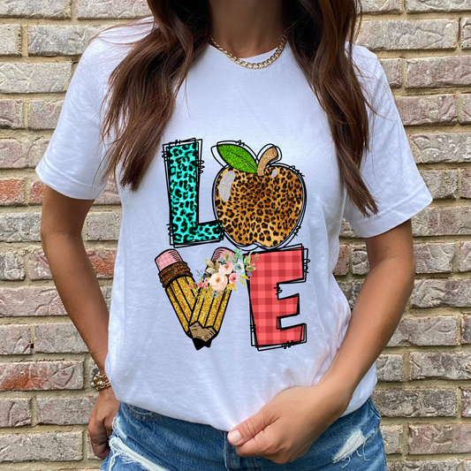 Teacher Love Graphic Tee