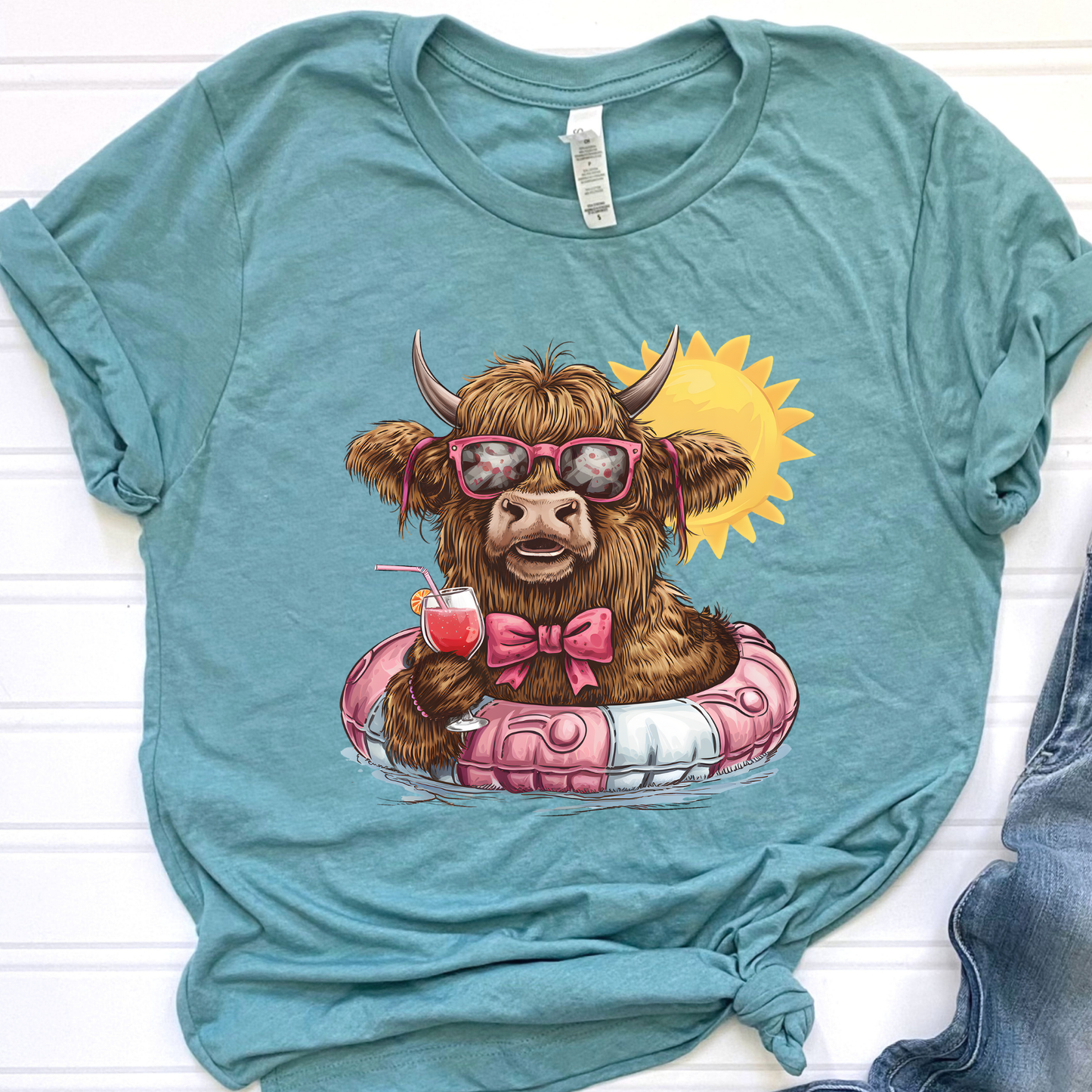 Summer Cow Graphic Tee