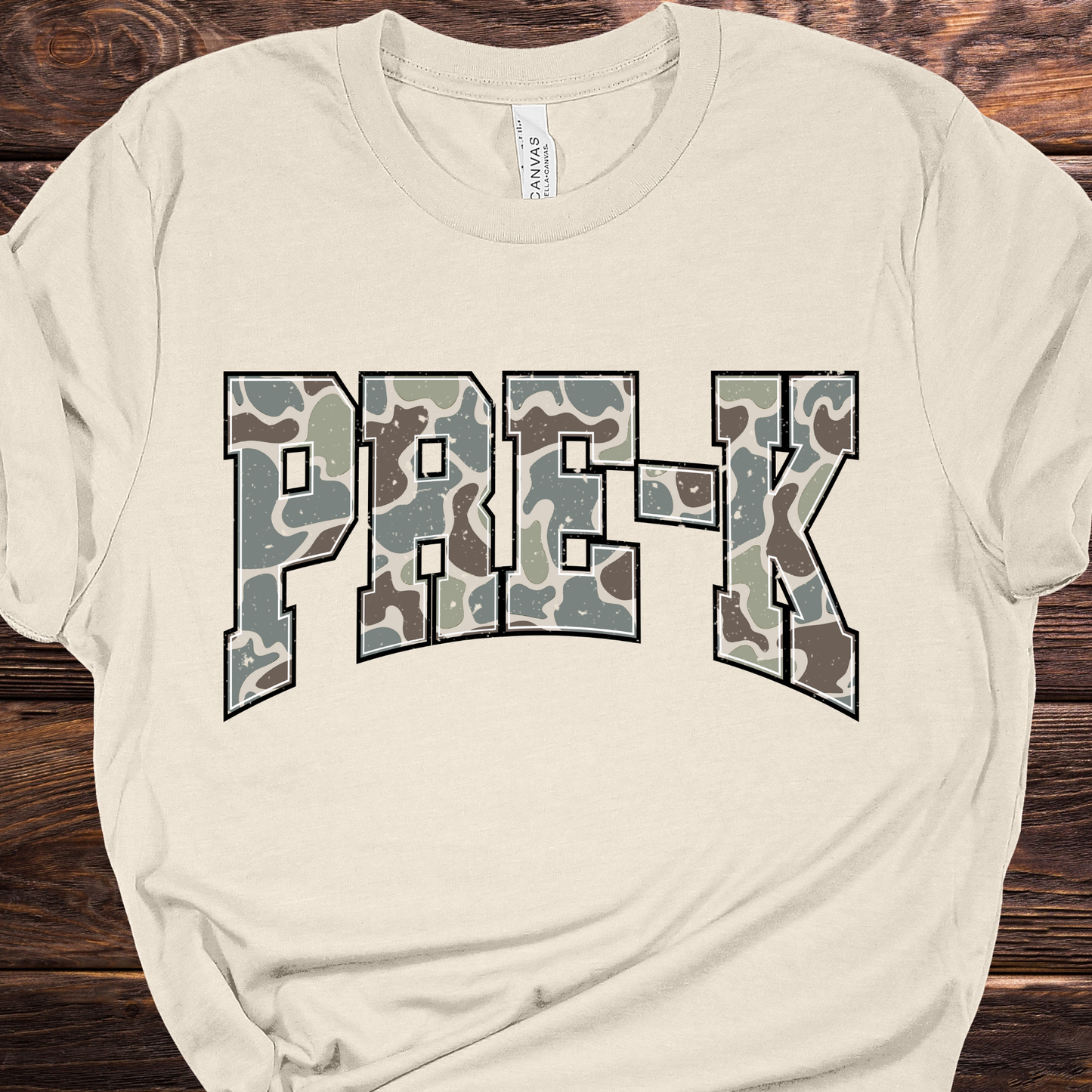 Camo Pre-K Graphic Tee