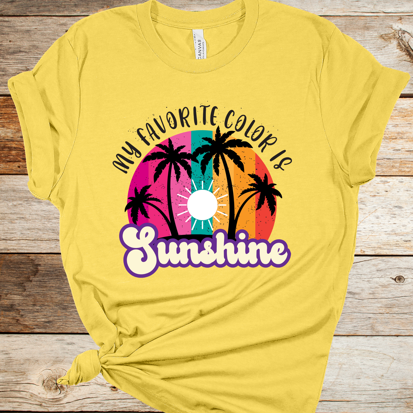My Favorite Color is Sunshine Graphic Tee