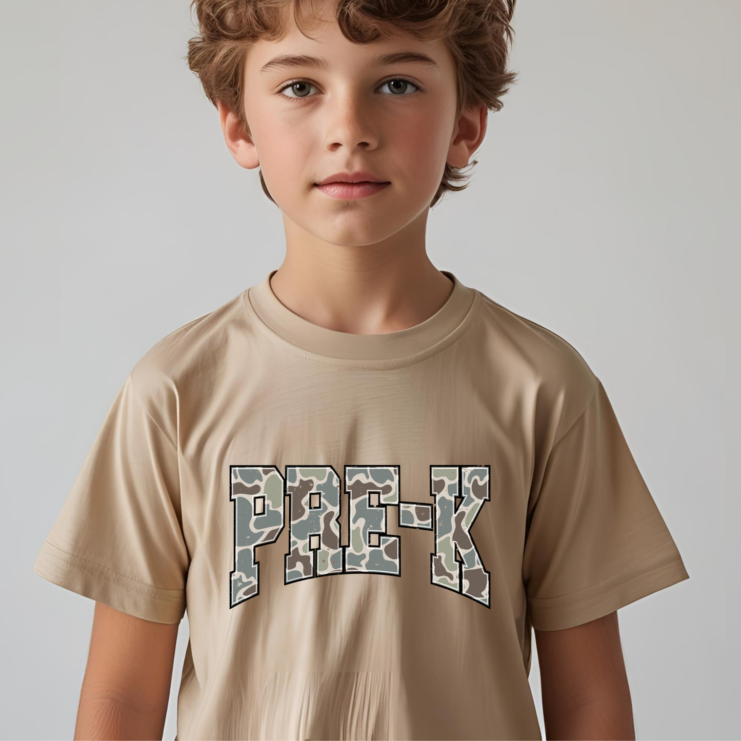 Camo Pre-K Youth Graphic Tee