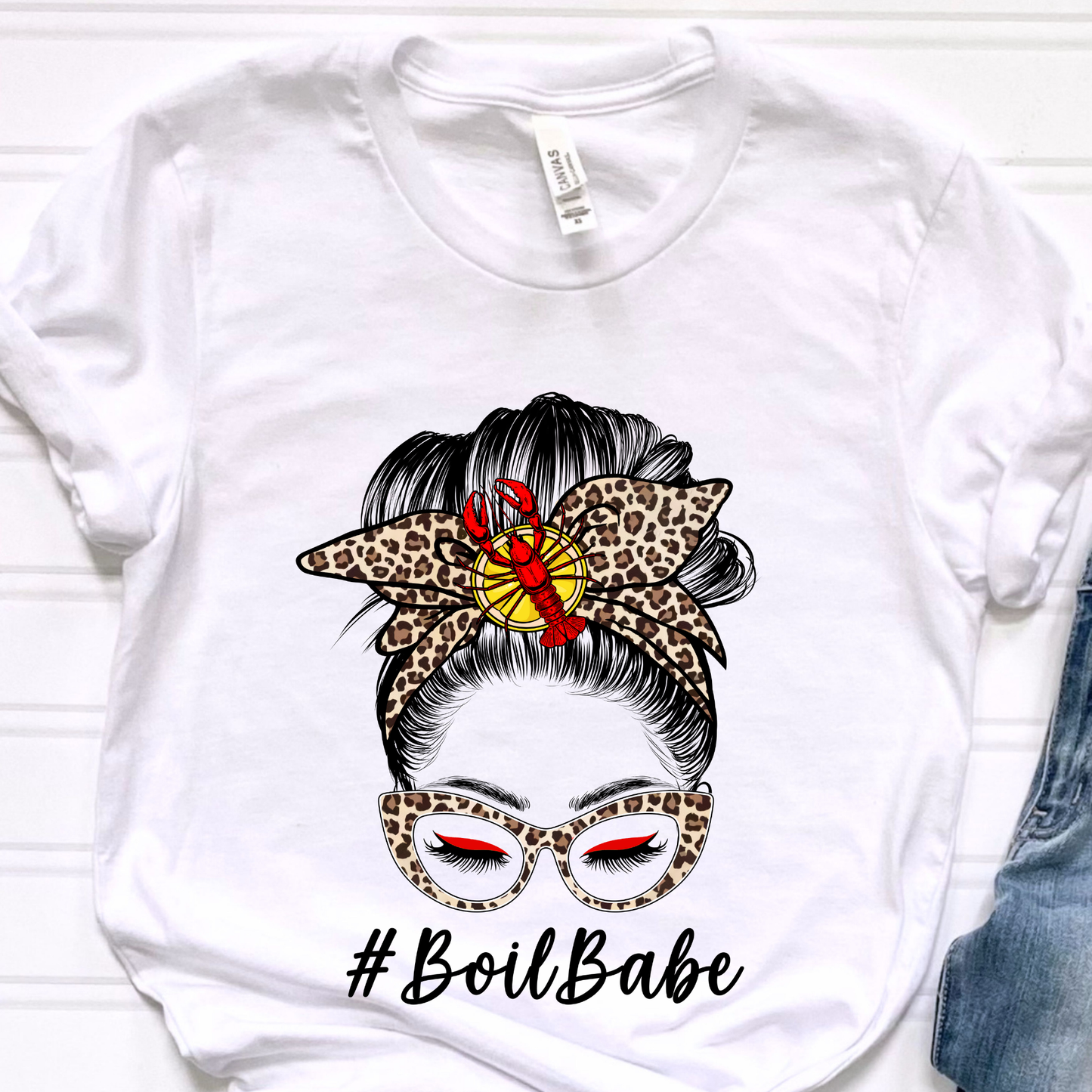 Boil Babe White Graphic Tee