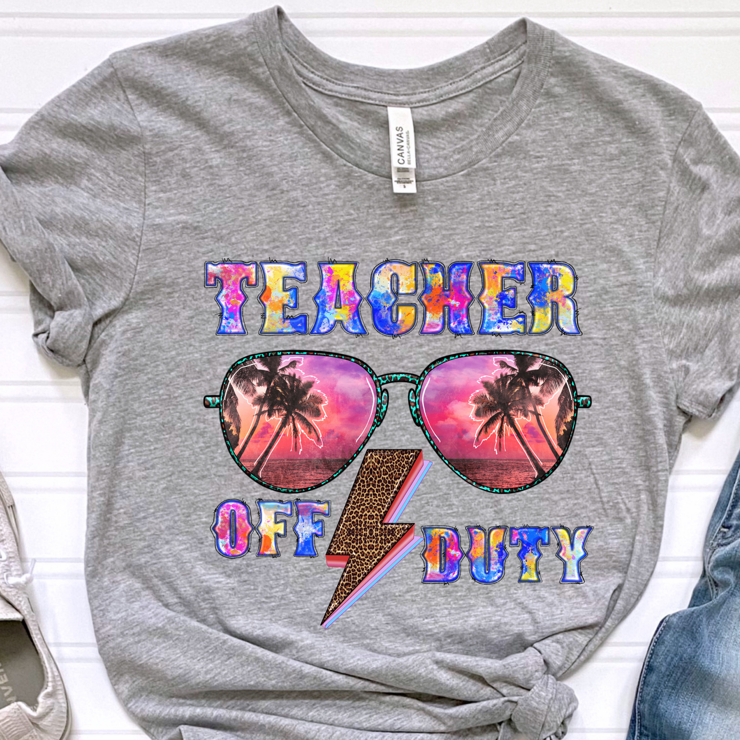 Teacher Off Duty Graphic Tee