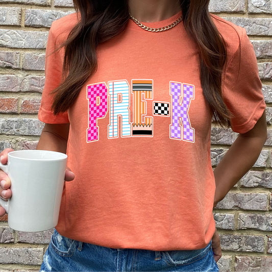 Back to School Pre-K Graphic Tee