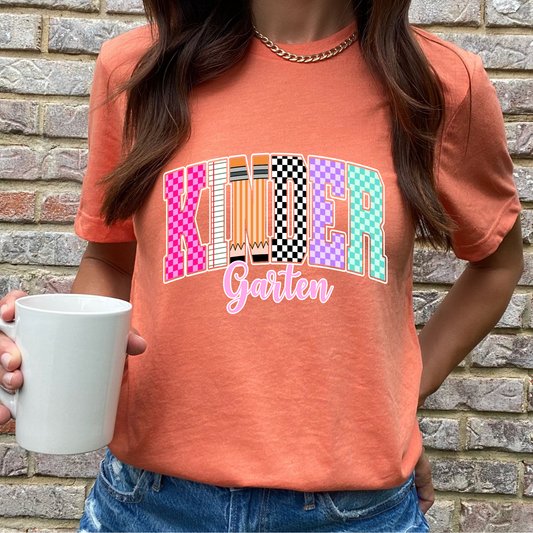Back to School Kindergarten Graphic Tee