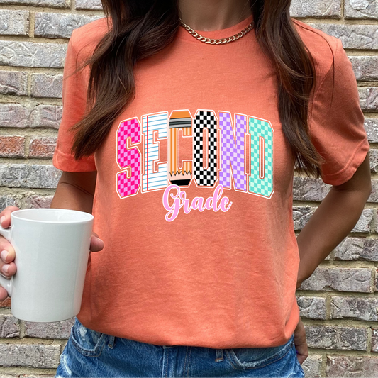 Back to School Second Grade Graphic Tee