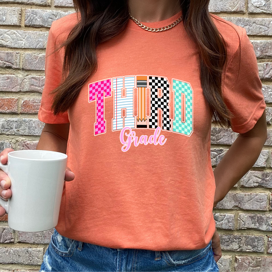 Back to School Third Grade Graphic Tee