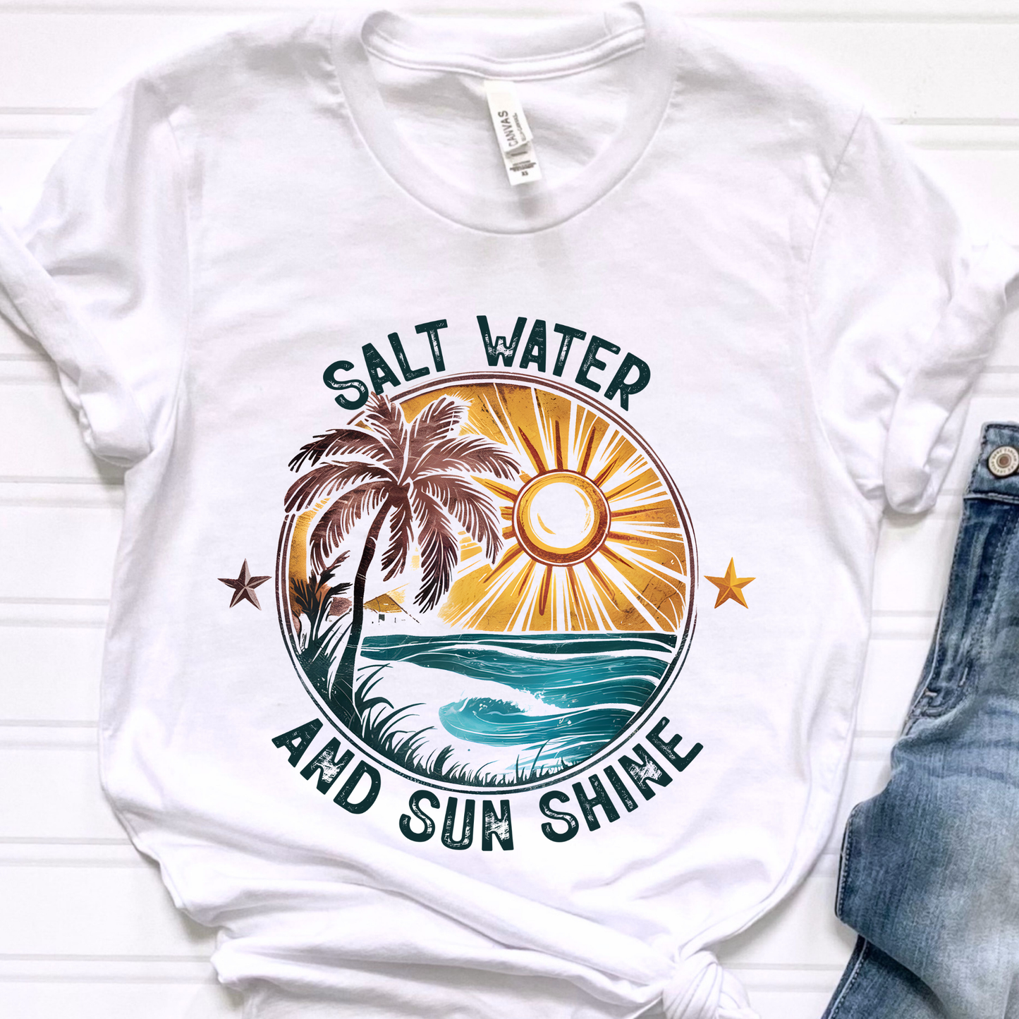 Salt Water and Sun Shine Graphic Tee