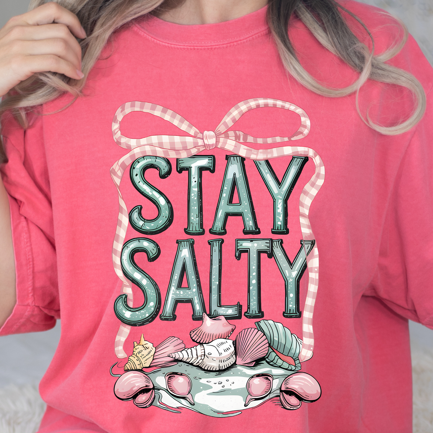 Stay Salty Bow Graphic Tee