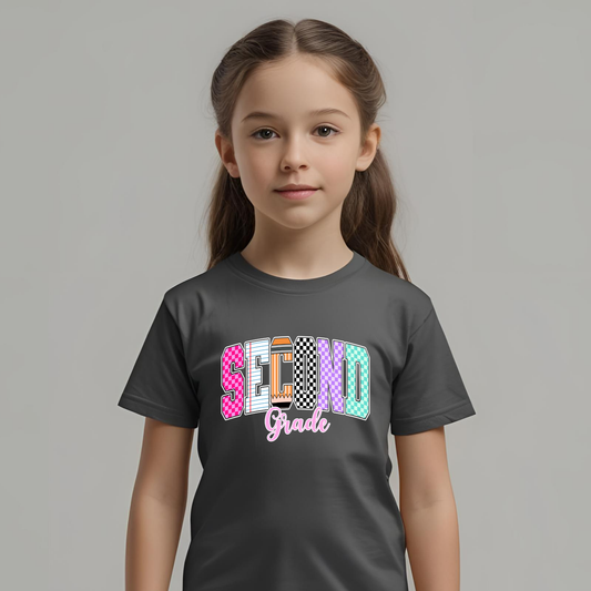 Back to School Second Grade Youth Graphic Tee