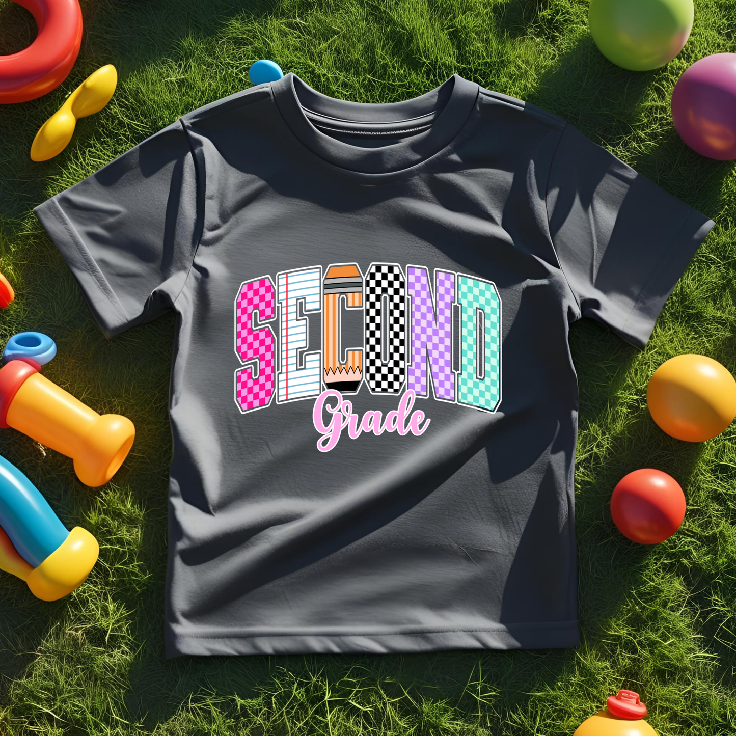 Back to School Second Grade Youth Graphic Tee