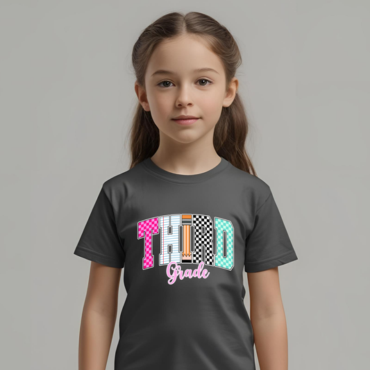 Back to School Third Grade Youth Graphic Tee