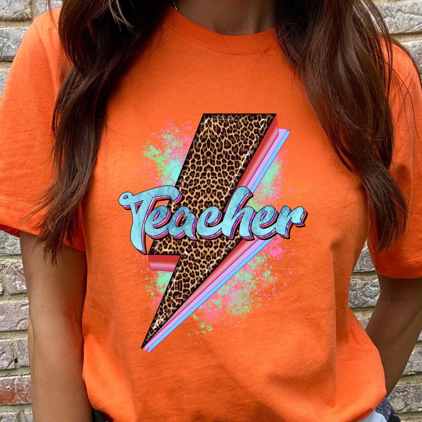 Teacher Lightning Bolt Graphic Tee
