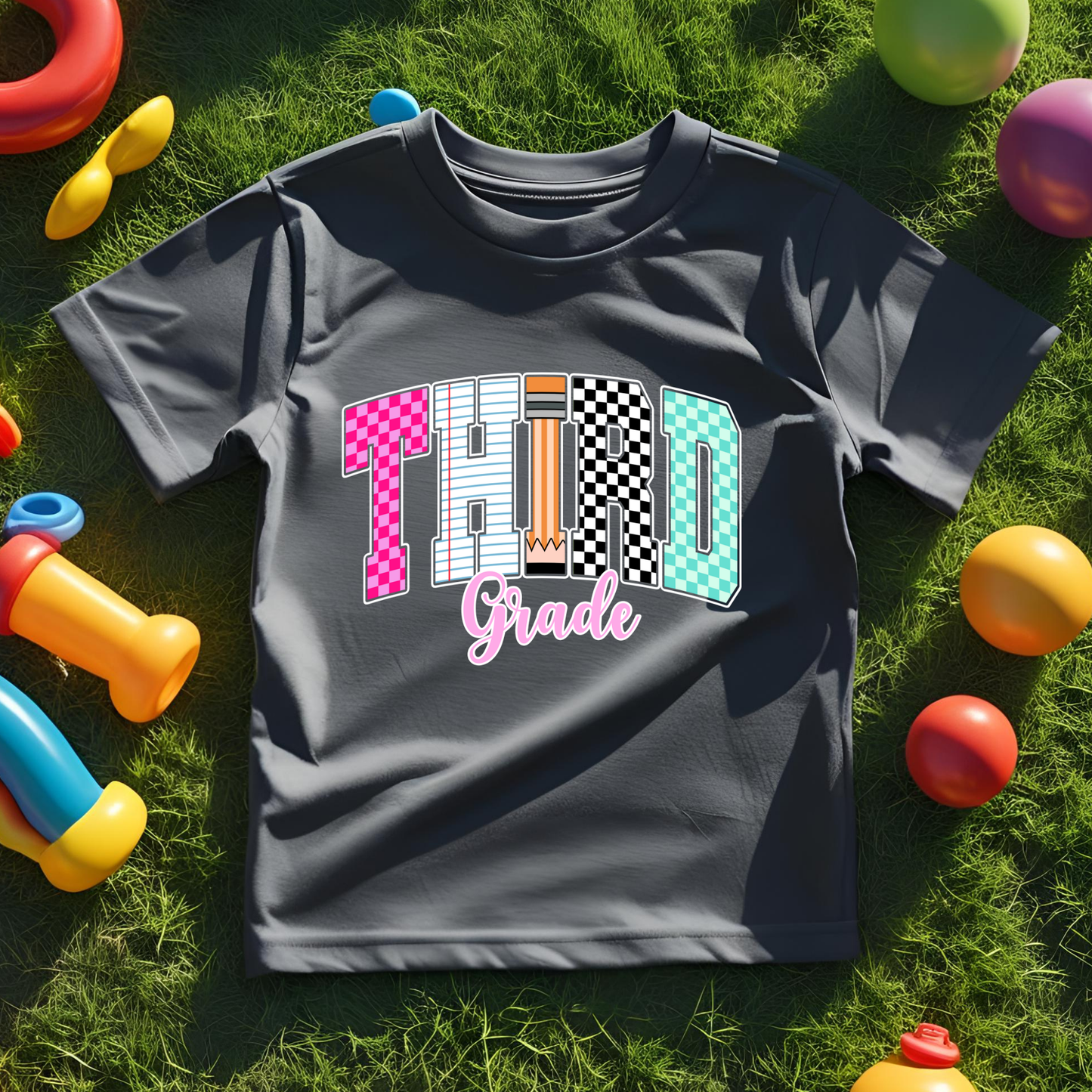Back to School Third Grade Youth Graphic Tee