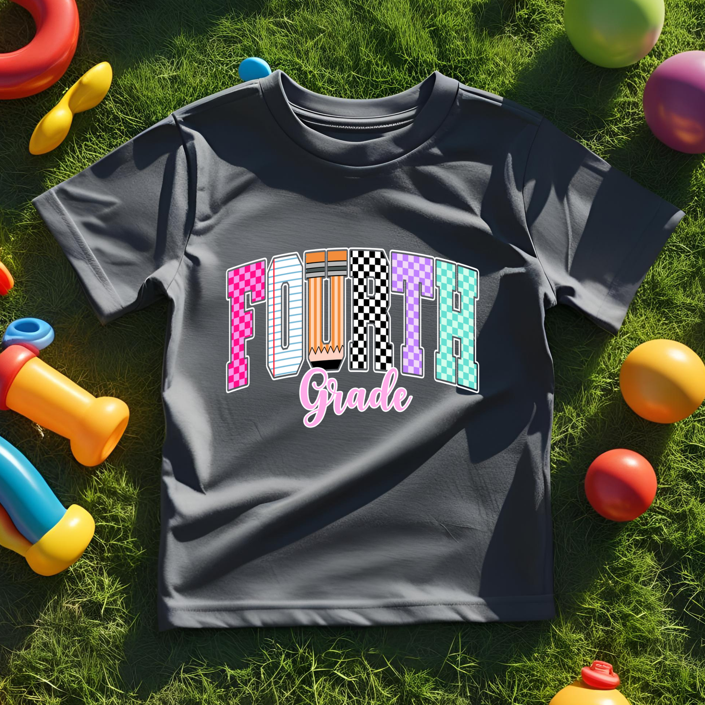Back to School Fourth Grade Youth Graphic Tee