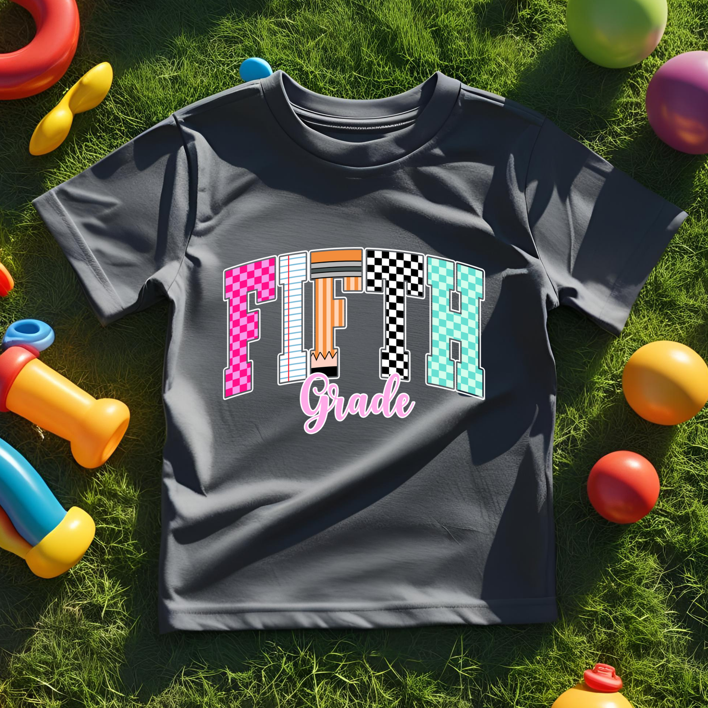 Back to School Fifth Grade Youth Graphic Tee