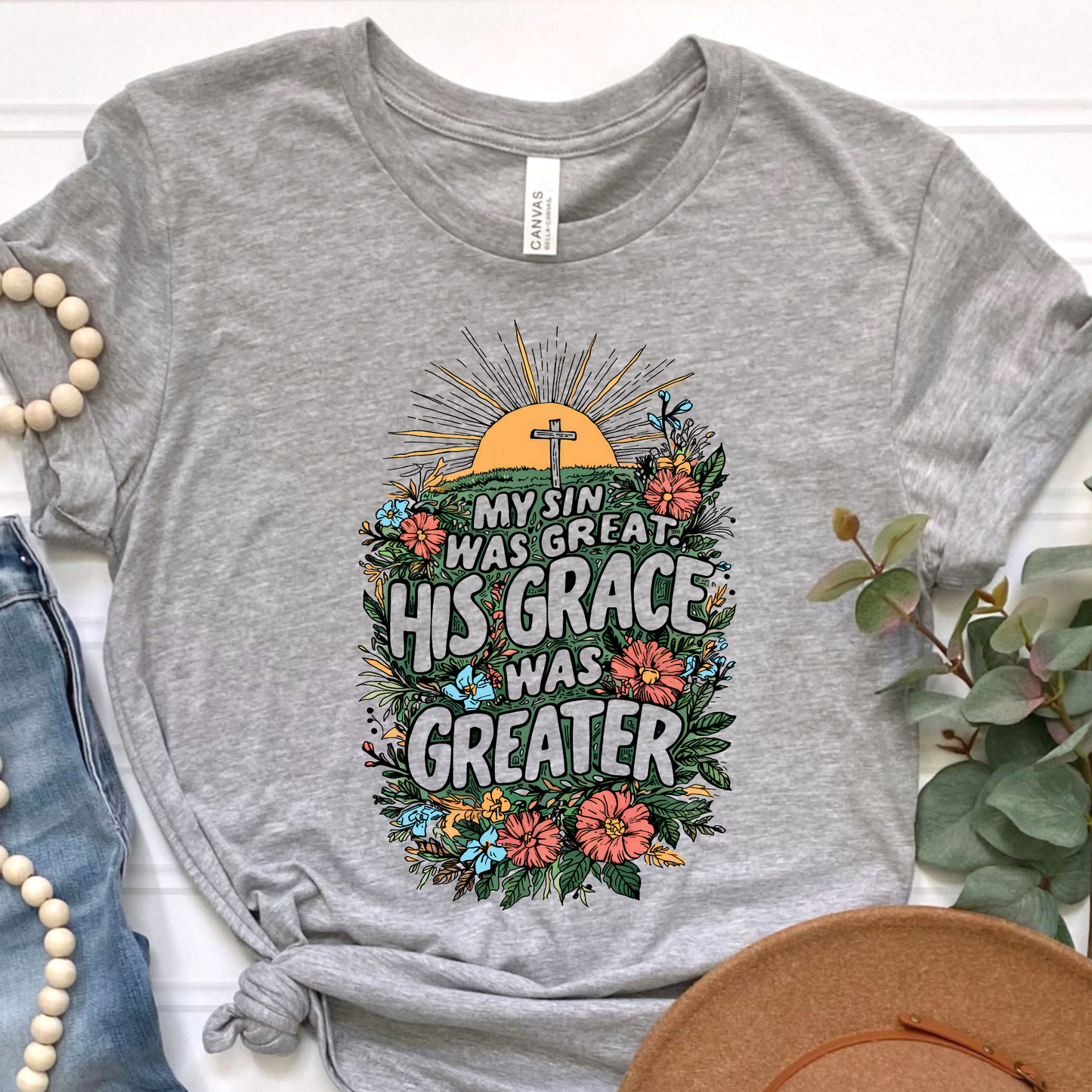 His Grace is Greater Graphic Tee
