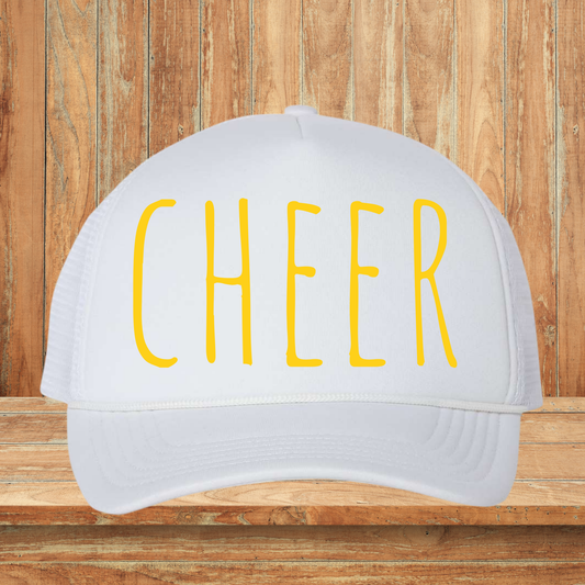Yellow CHEER Hat