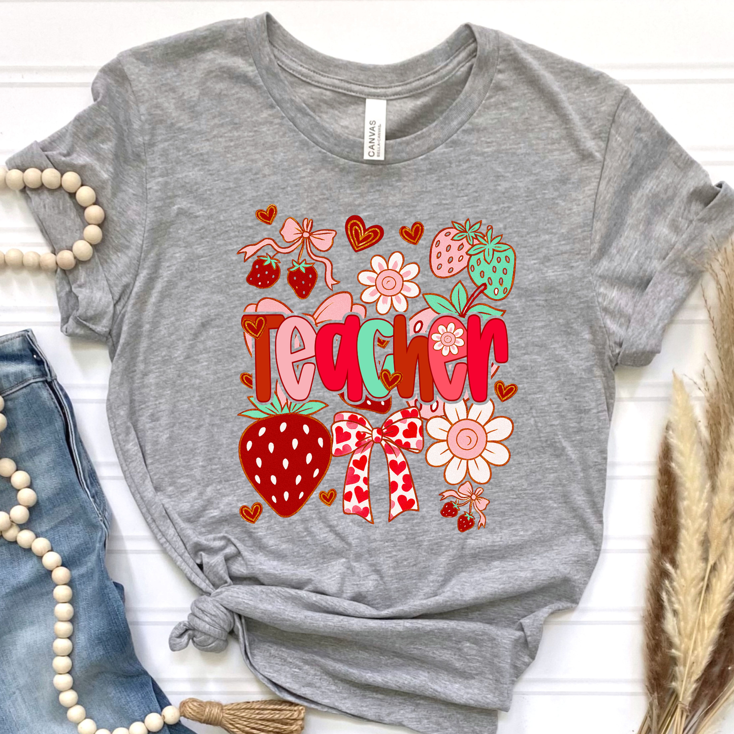 Berry Sweet Teacher Graphic Tee