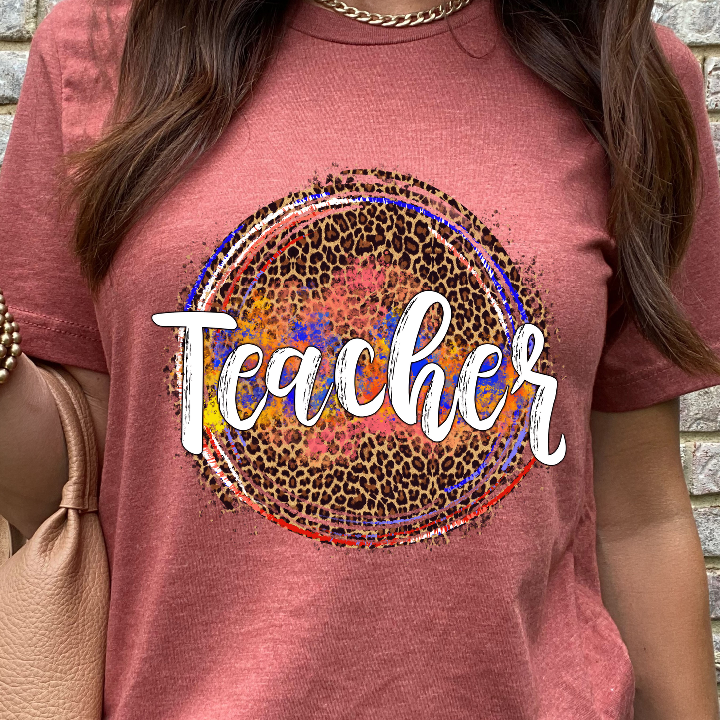 Colorful Teacher Graphic Tee