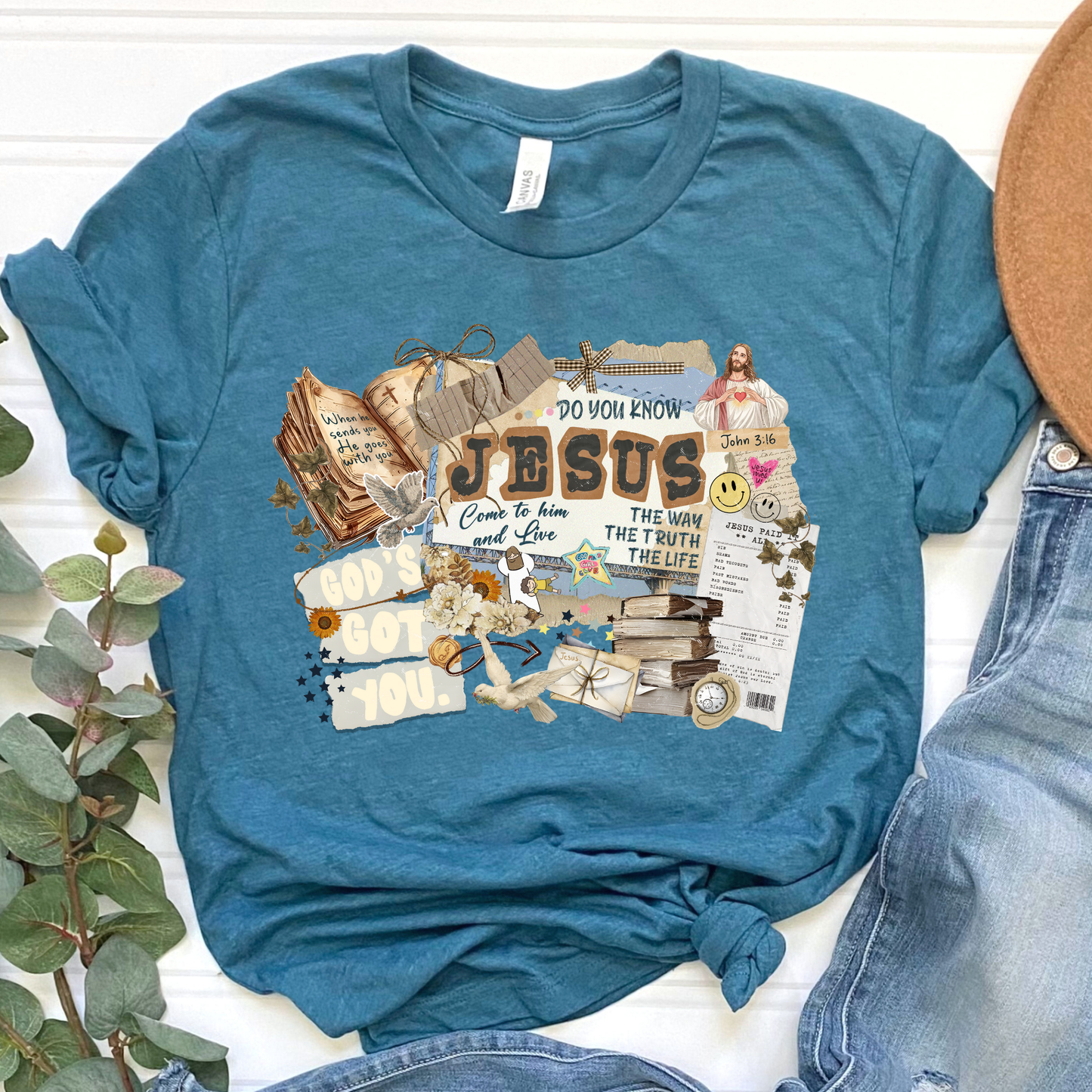 God’s Got You Teal Graphic Tee