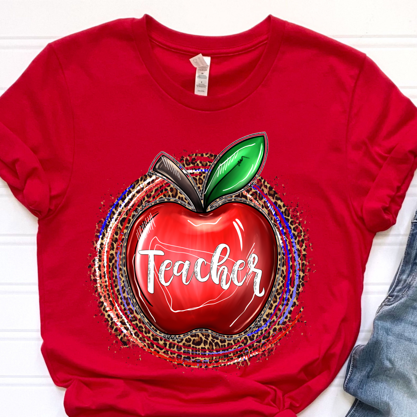 Teacher Red Graphic Tee