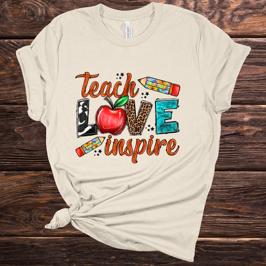 Teacher Love Graphic Tee