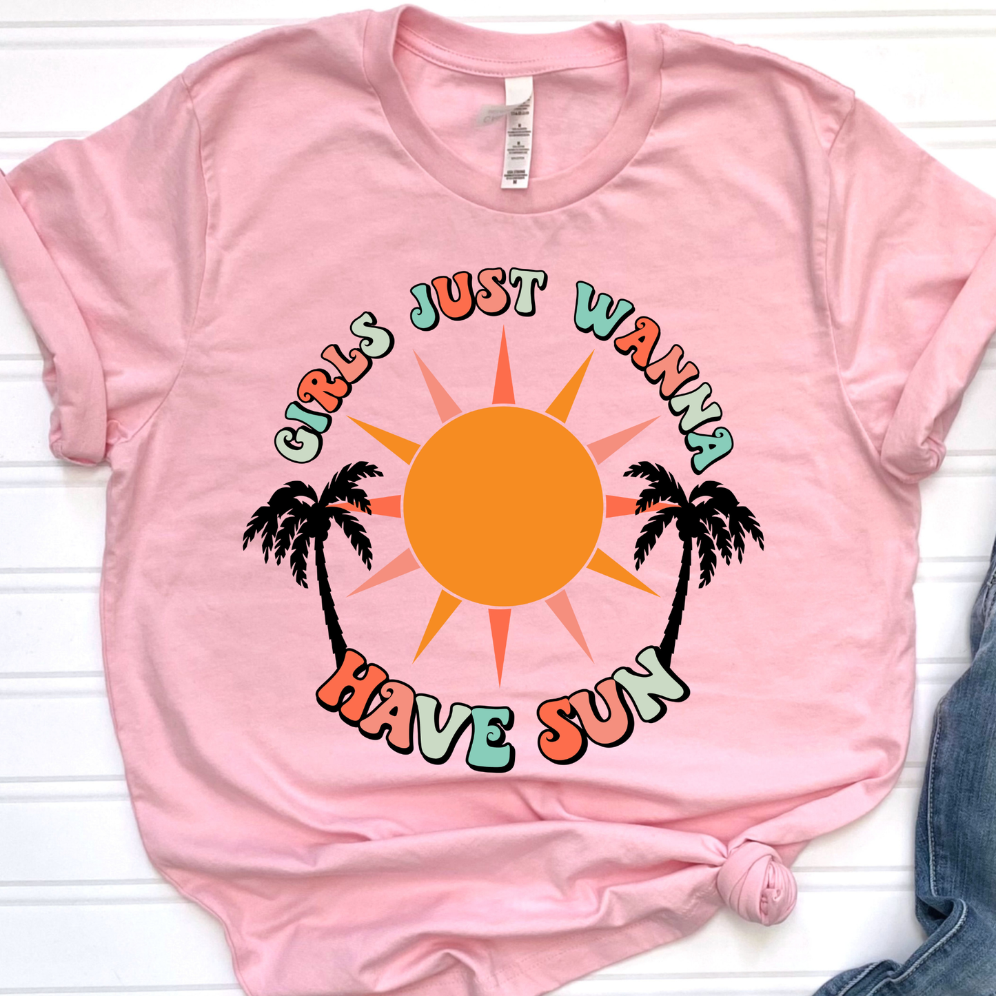 Girls Just Wanna Have Sun Graphic Tee