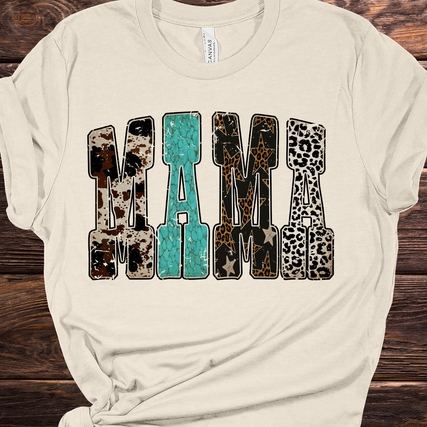 Western Mama Natural Graphic Tee