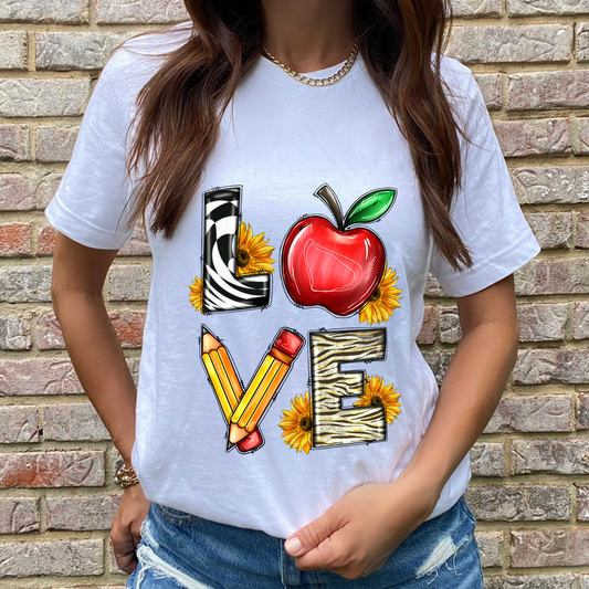 Teacher Love Graphic Tee
