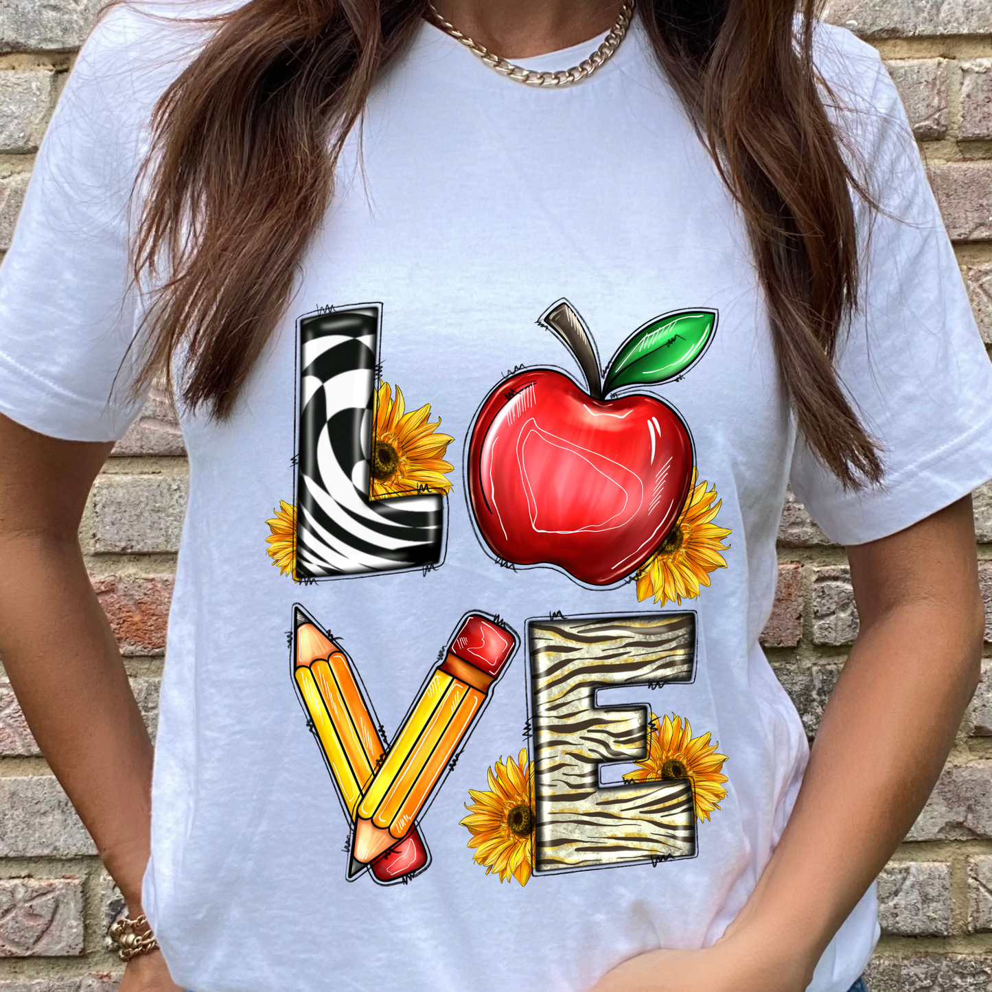Teacher Love Graphic Tee