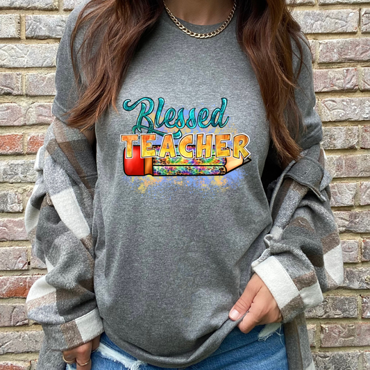 Blessed Teacher Graphic Tee