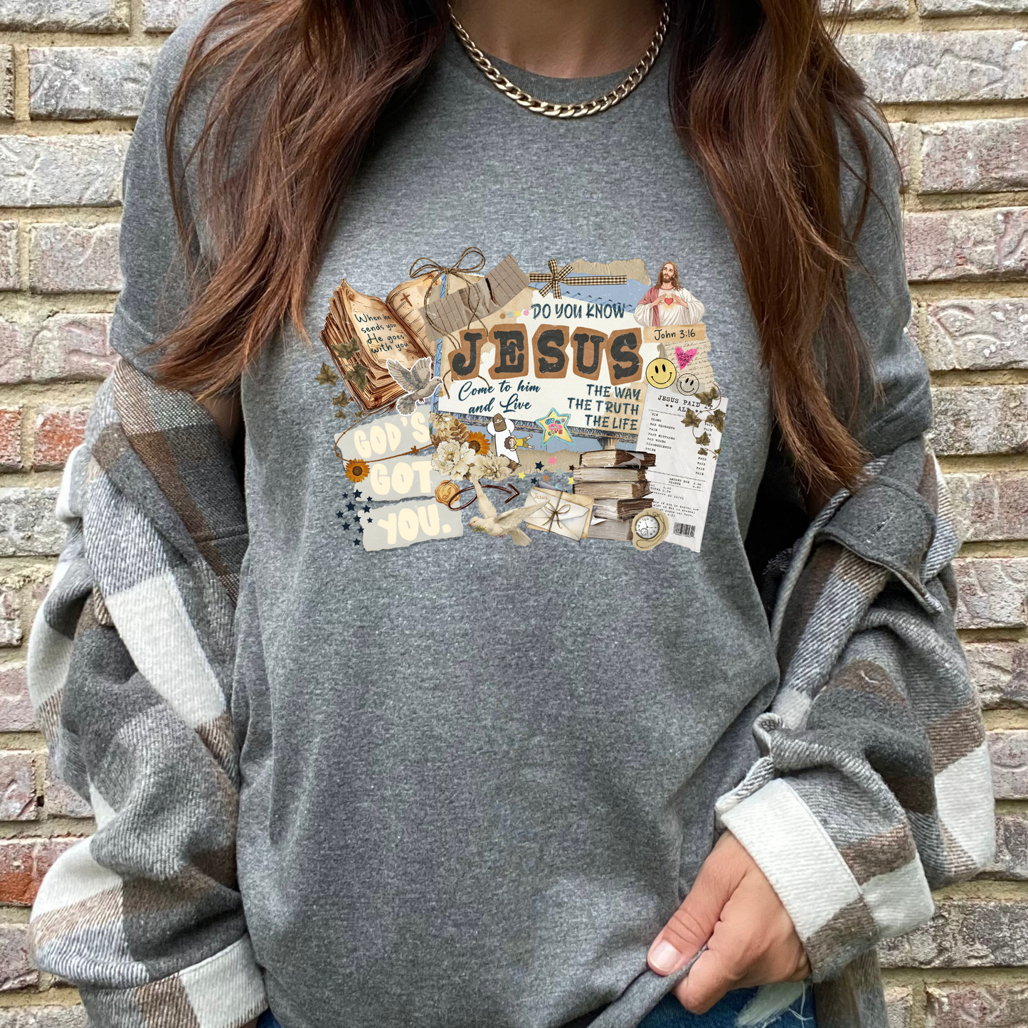 God’s Got You Grey Graphic Tee