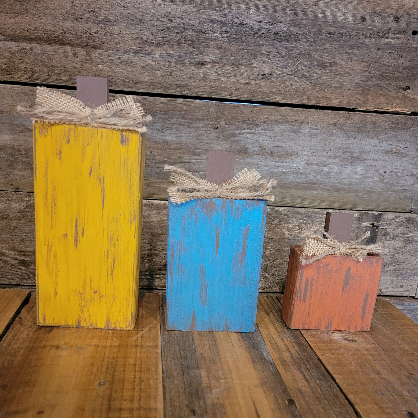 3 Piece Pumpkins