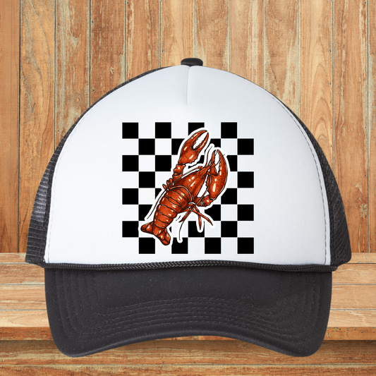 Checkered Crawfish Hat